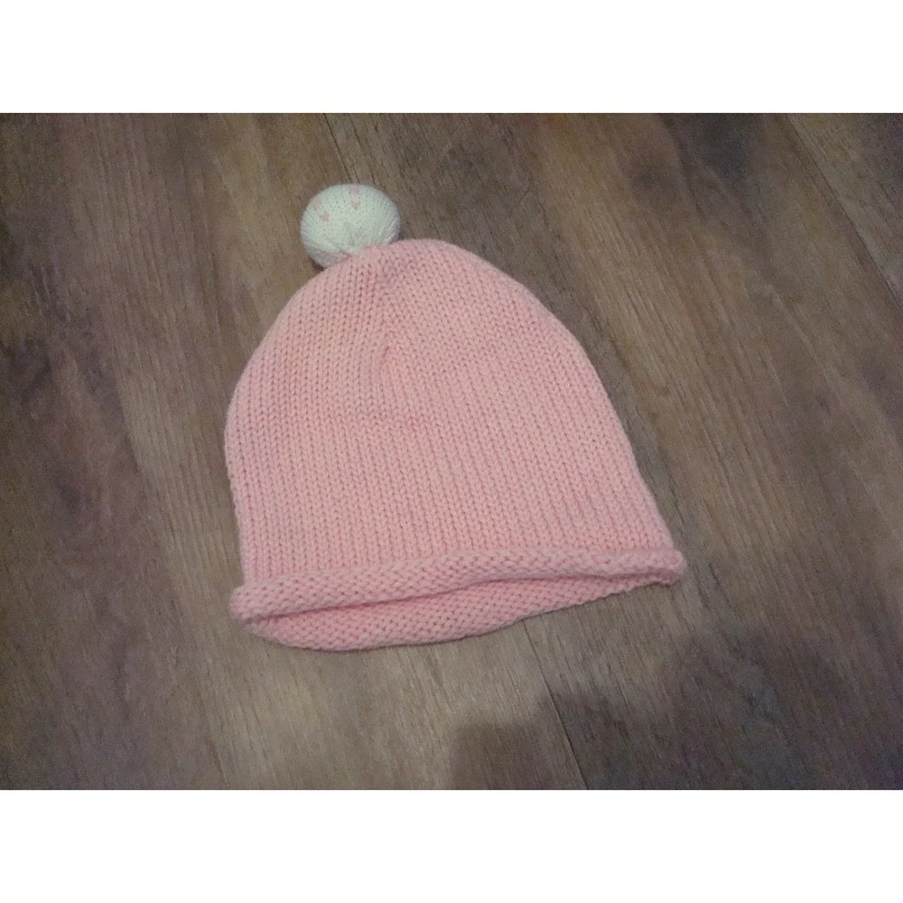 KIDS WHITE SOX PINK  NEW ERA BEANIE KNIT‎ TOBOGGAN HAT CAP VINTAGE DEADSTOCK 04